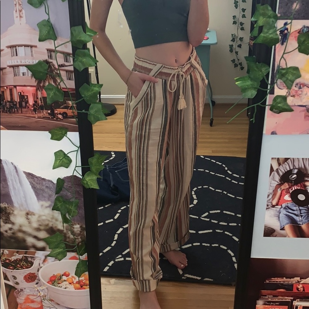 beachy flowy pants